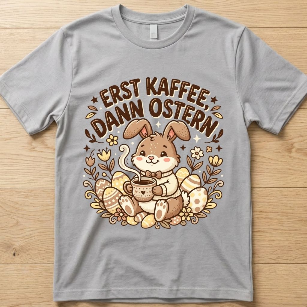 Kaffee Ostern - Ostern T-Shirt Unisex