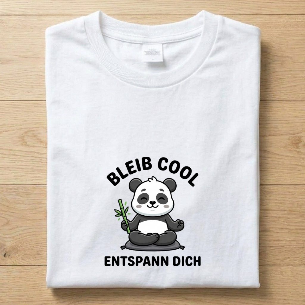 Bleib Cool - Gute Laune T-Shirt Unisex