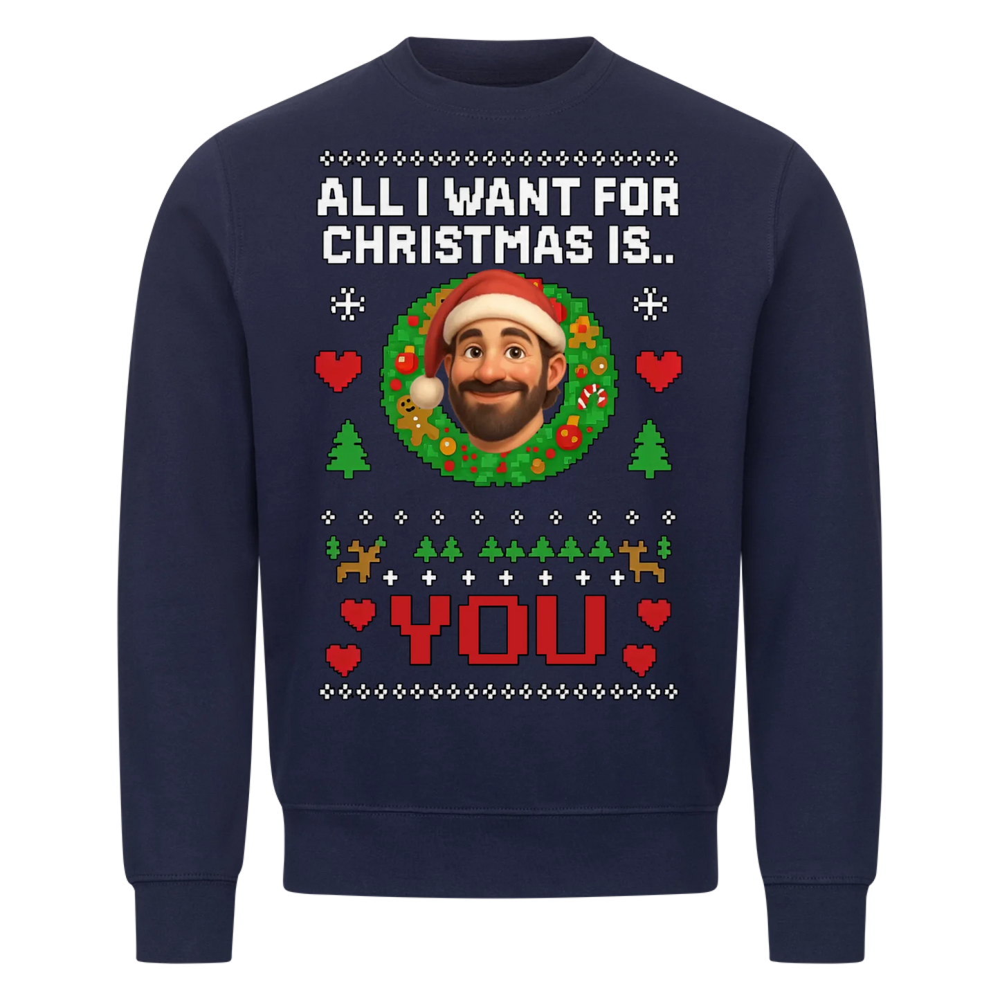All I Want For Christmas - Ugly Sweater Personalisierbar