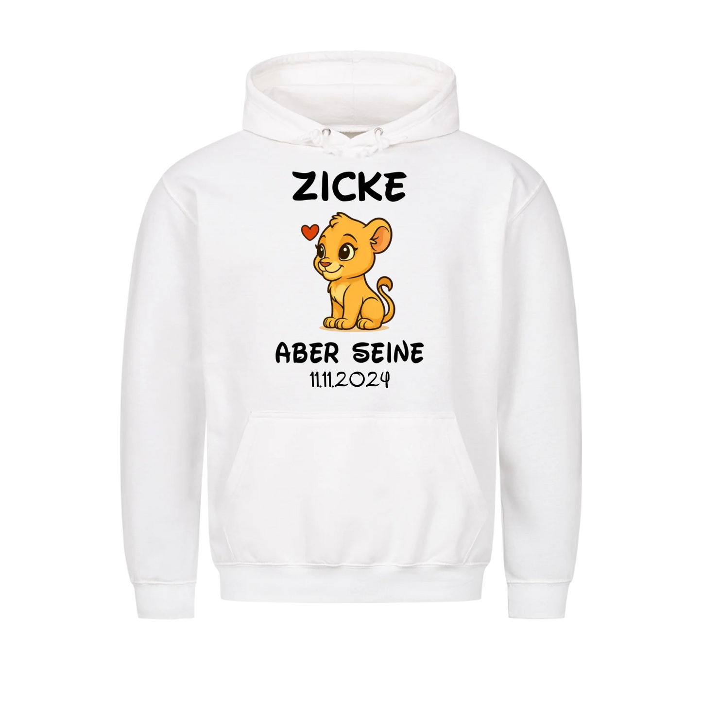 Idiot Löwe Vorne - Hoodie Bündel (Personalisierbar mit Datum)