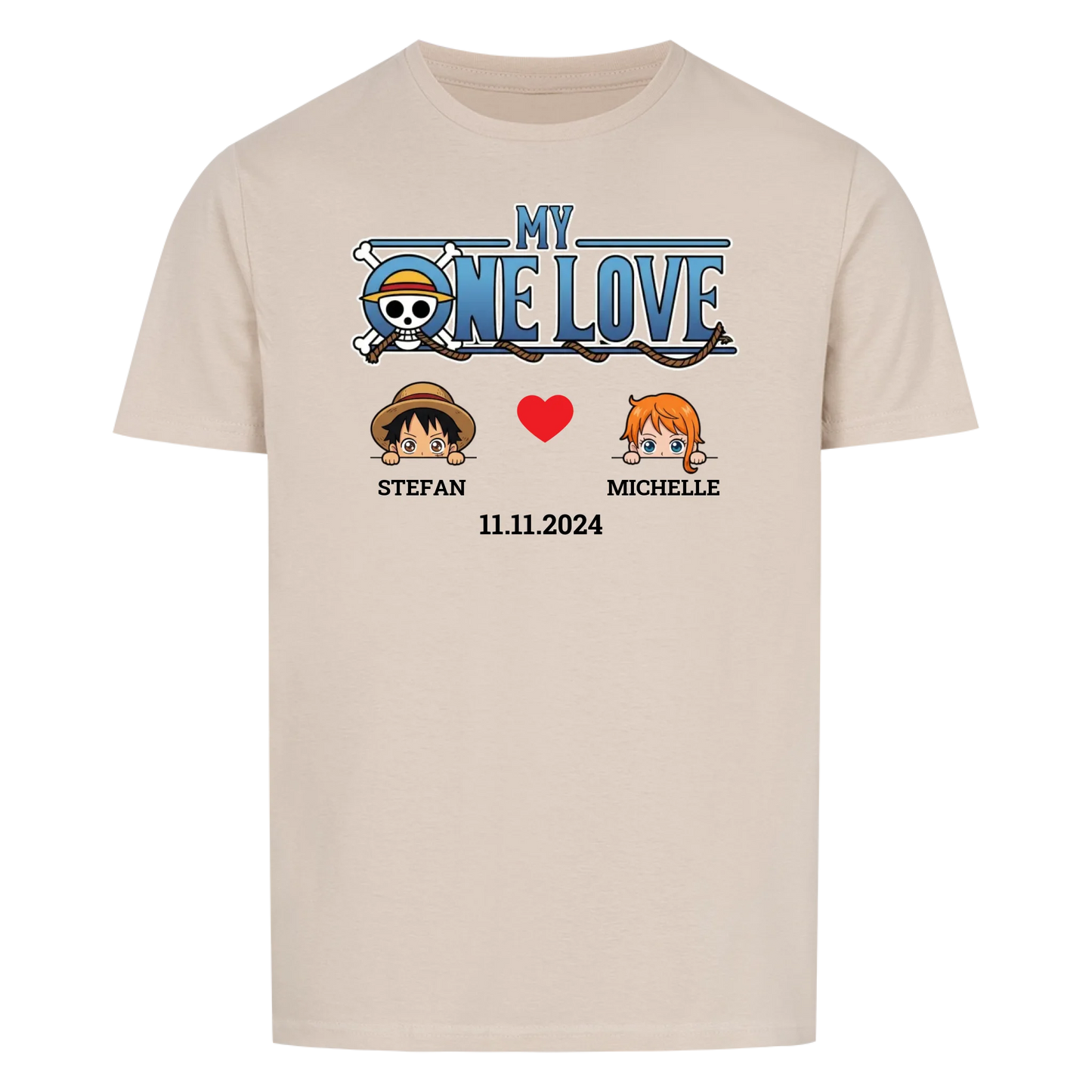 My One Love - T-Shirt (Personalisierbar mit Datum)