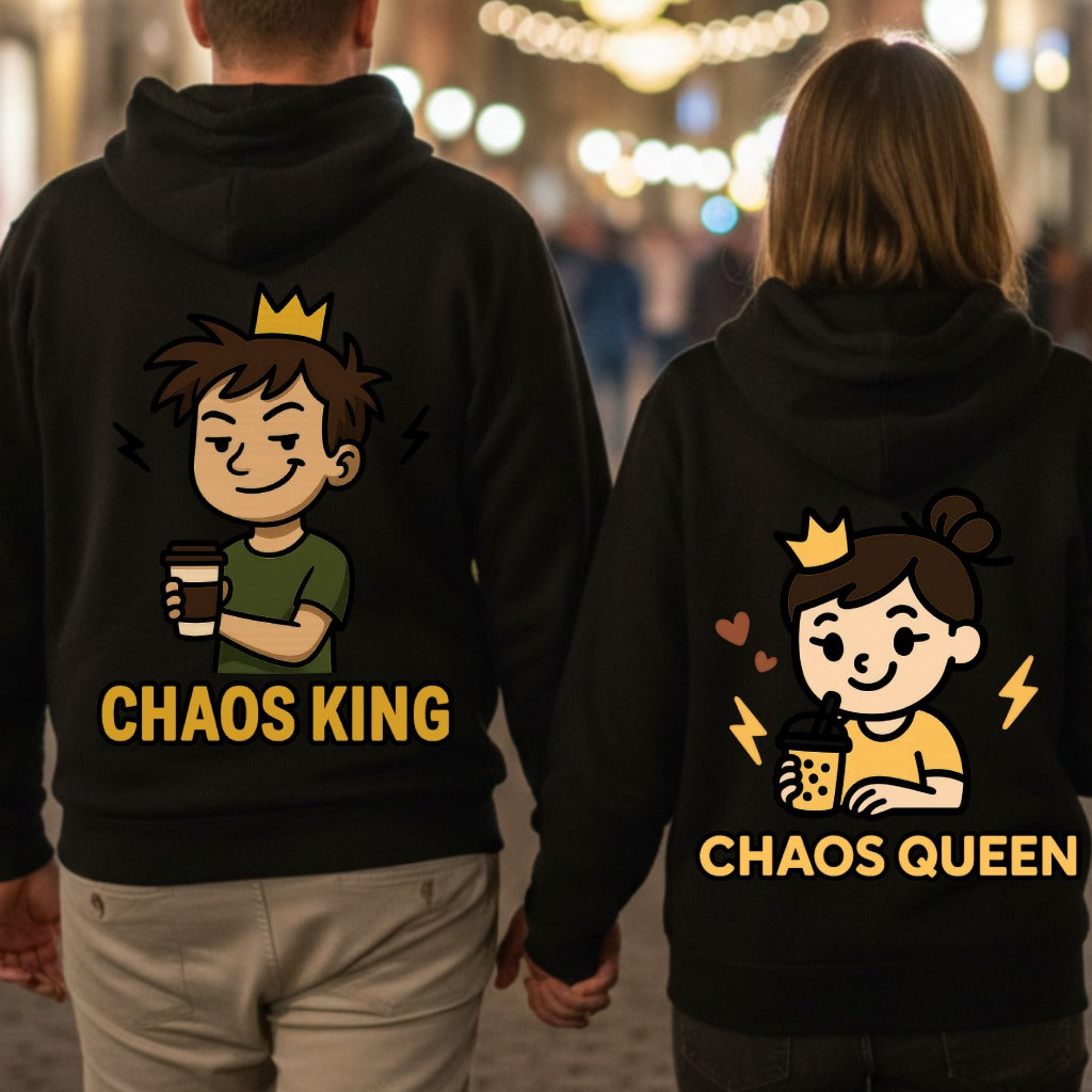 Chaos King & Queen - Premium Hoodie Bündel