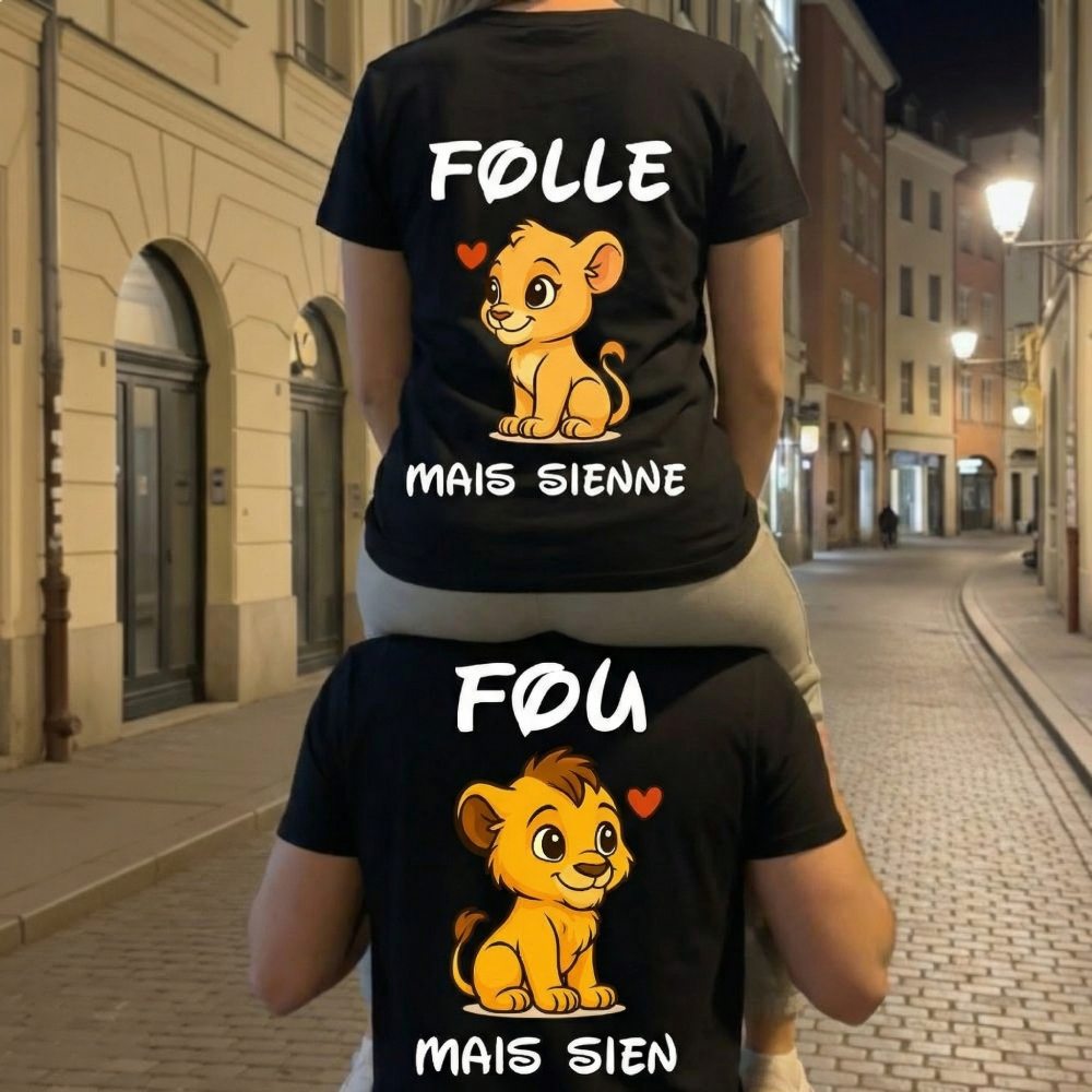 Les Lions Fous — Set T-Shirt Couple