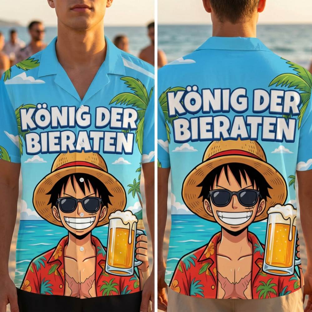 König der Bieraten - Hawaiihemd