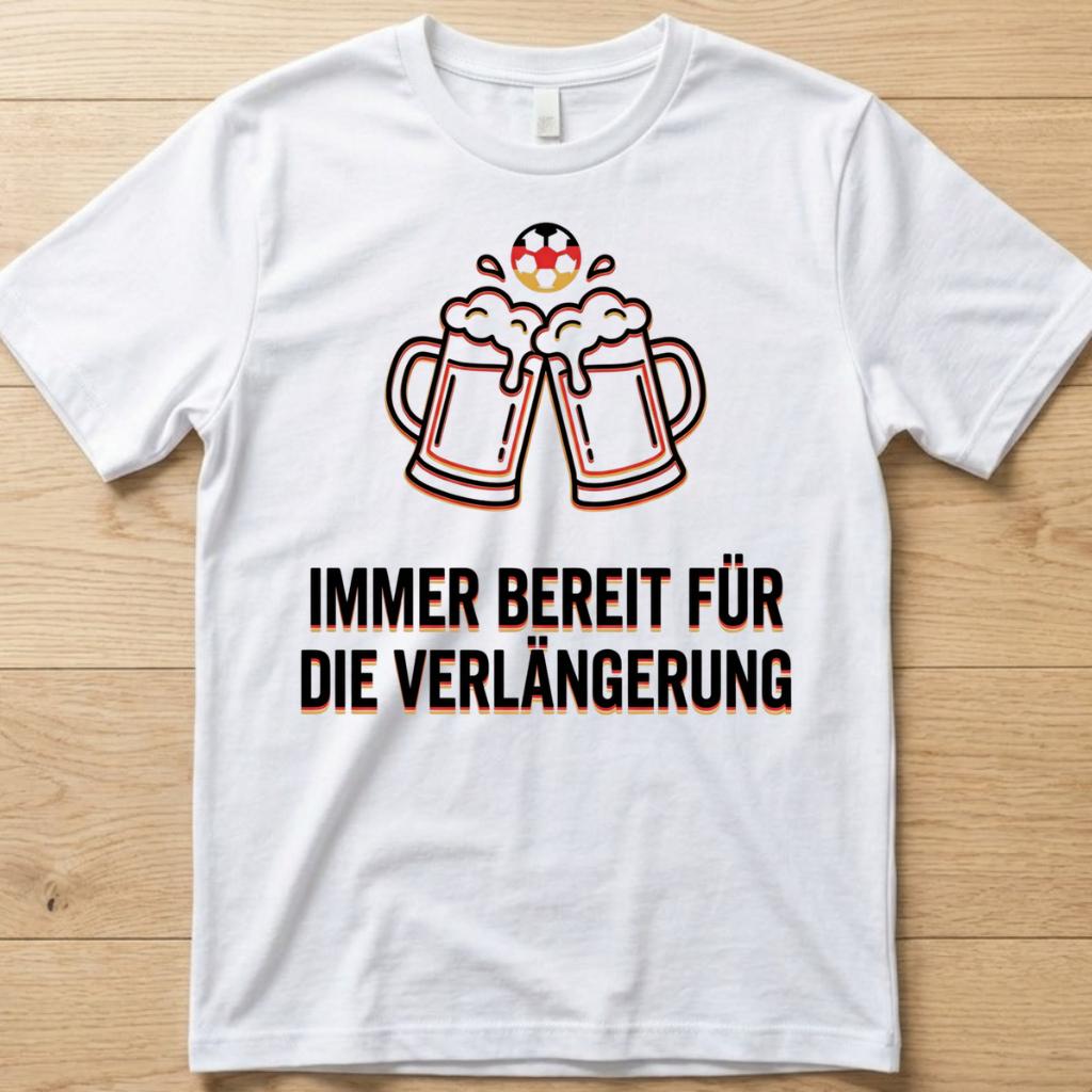 Verlängerung WM 2026 T-Shirt weiß Mockup