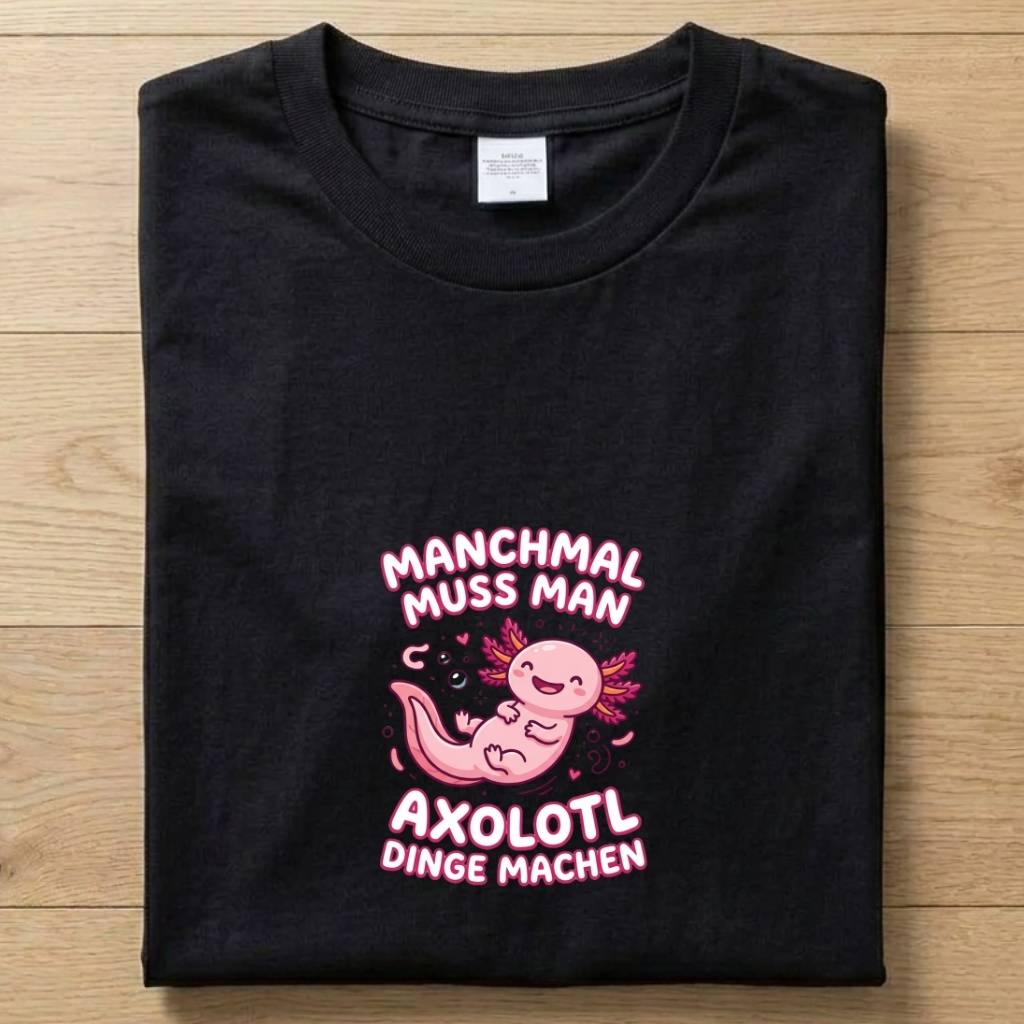 Axolotl Dinge - Gute Laune T-Shirt Unisex