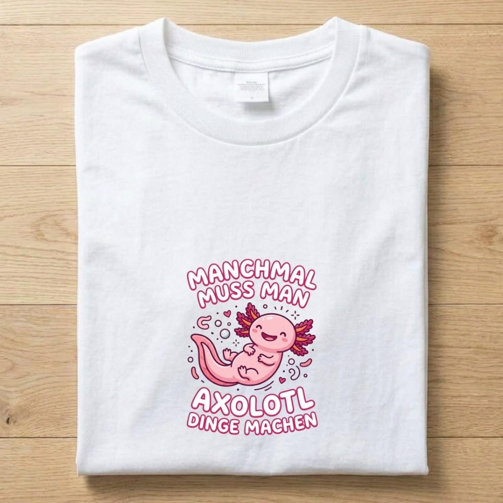 Axolotl Dinge - Gute Laune T-Shirt Unisex