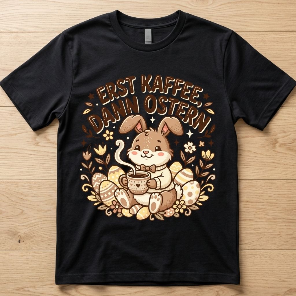Kaffee Ostern - Ostern T-Shirt Unisex