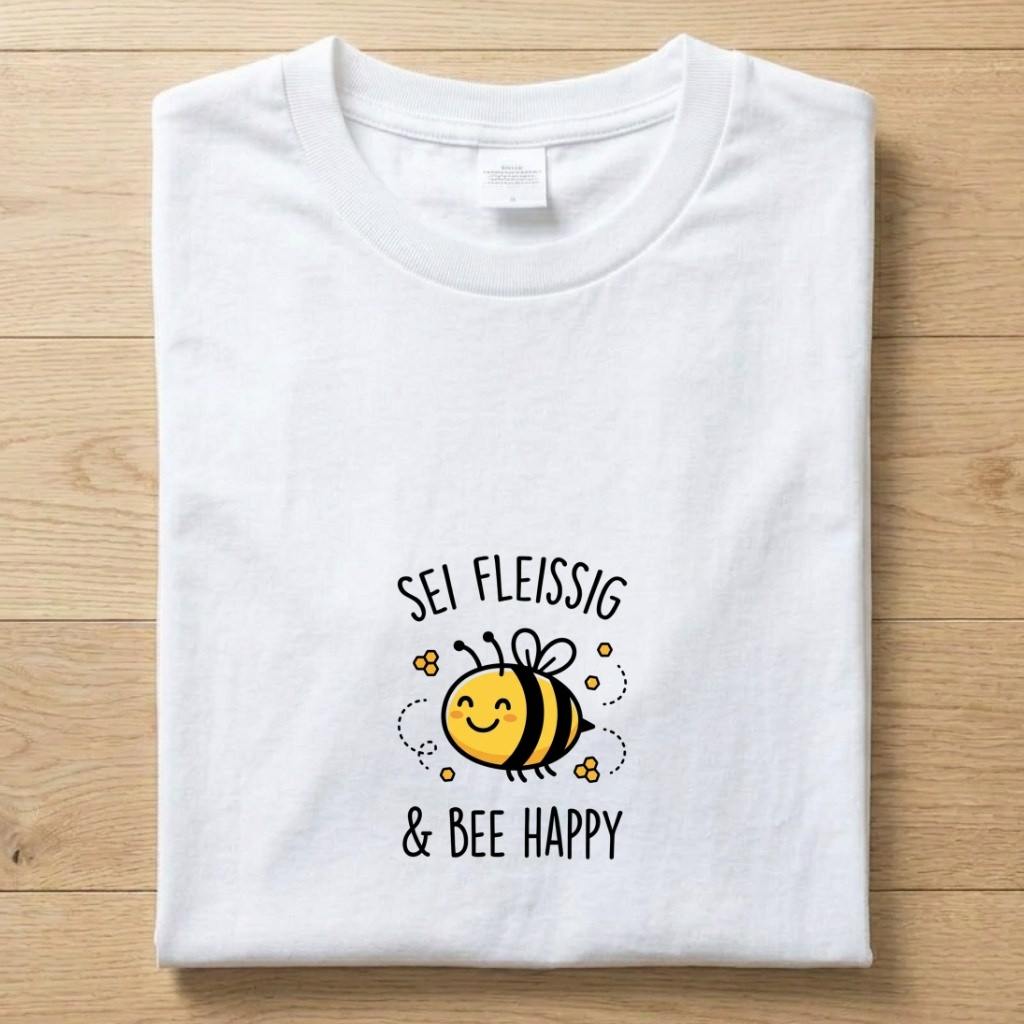 Bee Happy - Gute Laune T-Shirt Unisex