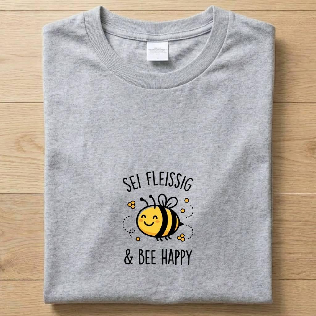 Bee Happy - Gute Laune T-Shirt Unisex