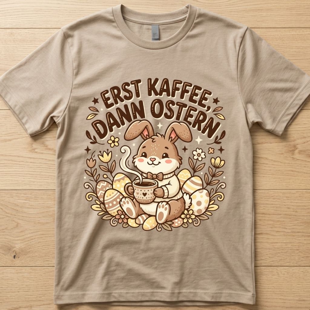 Kaffee Ostern - Ostern T-Shirt Unisex