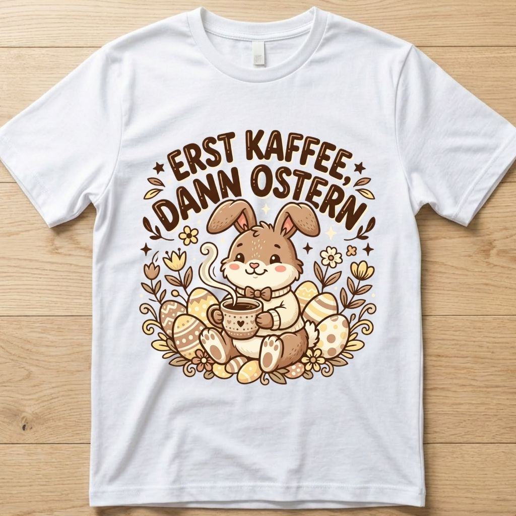 Kaffee Ostern - Ostern T-Shirt Unisex