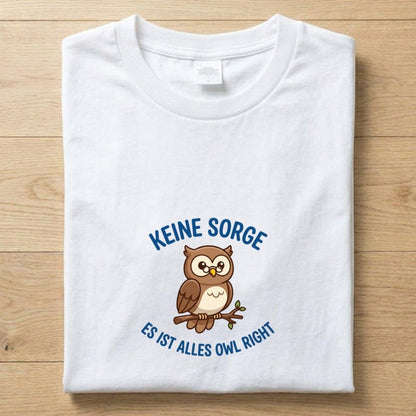 Owl Right - Gute Laune T-Shirt Unisex