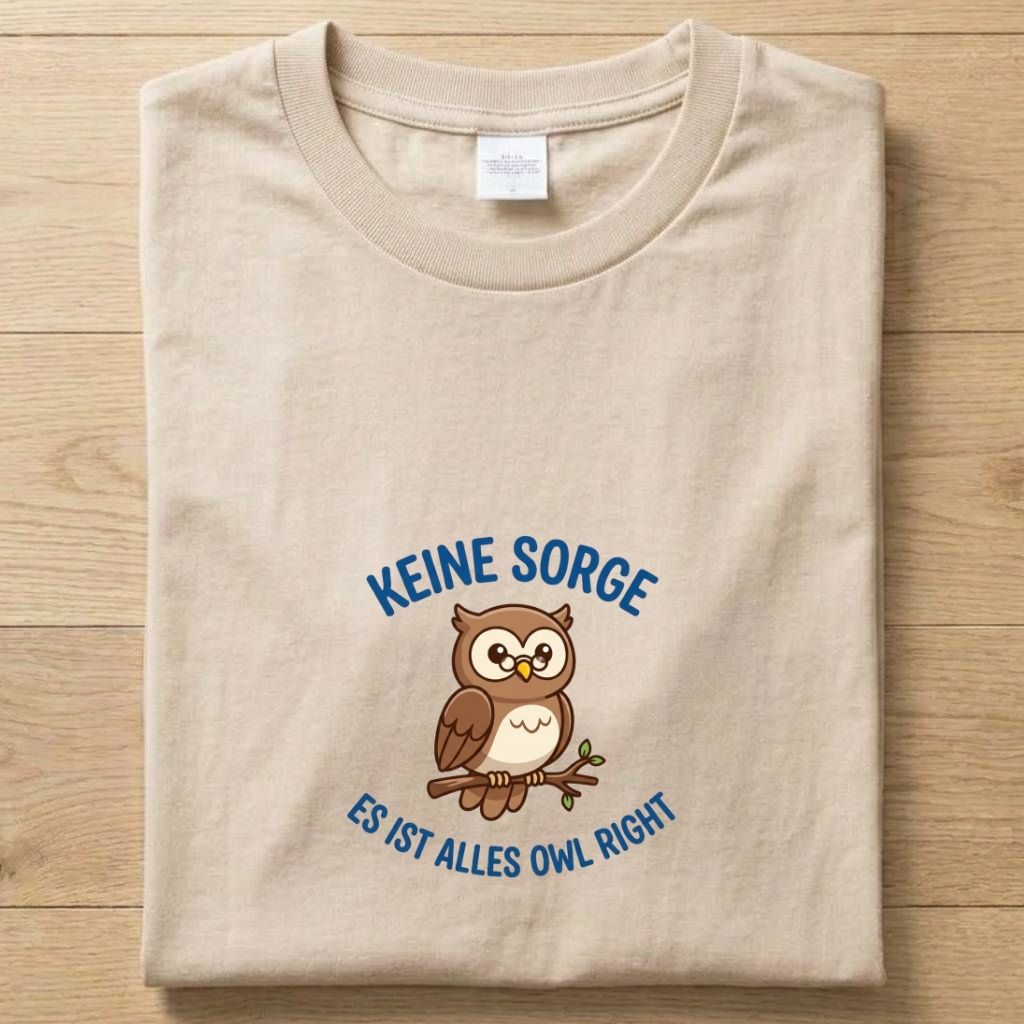 Owl Right - Gute Laune T-Shirt Unisex