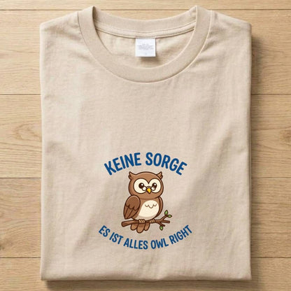 Owl Right - Gute Laune T-Shirt Unisex