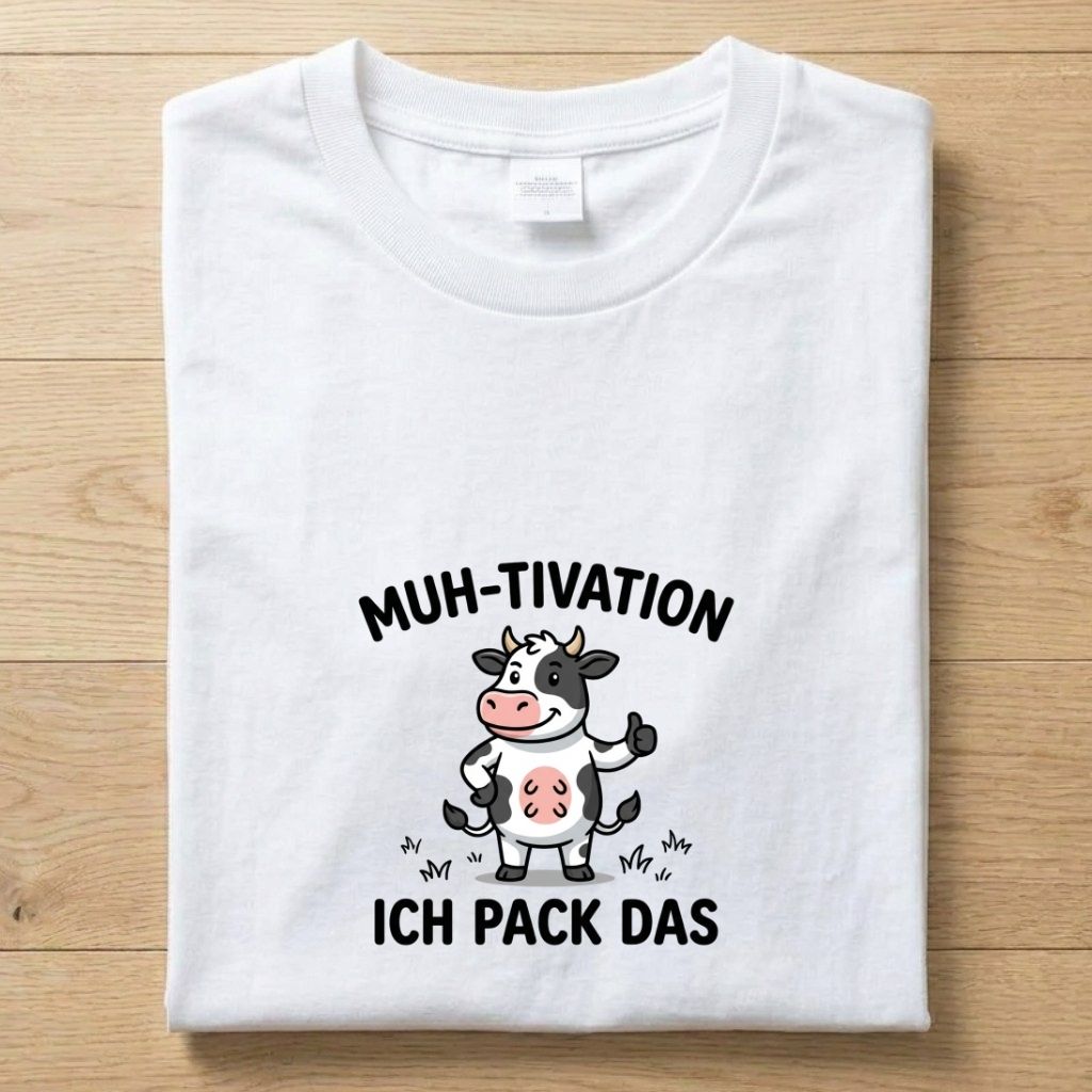 MUH-TIVATION - Gute Laune T-Shirt Unisex