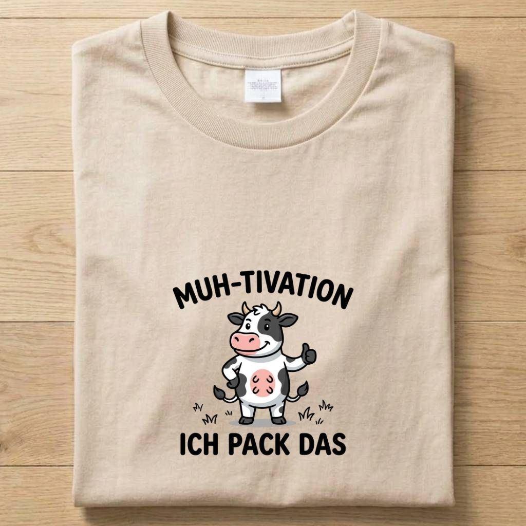MUH-TIVATION - Gute Laune T-Shirt Unisex