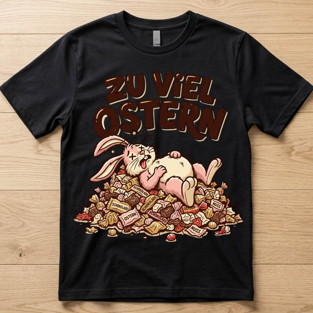 Zu Viel - Ostern T-Shirt Unisex