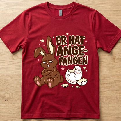 Angefangen - Ostern T-Shirt Unisex