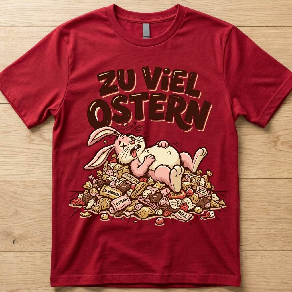 Zu Viel - Ostern T-Shirt Unisex