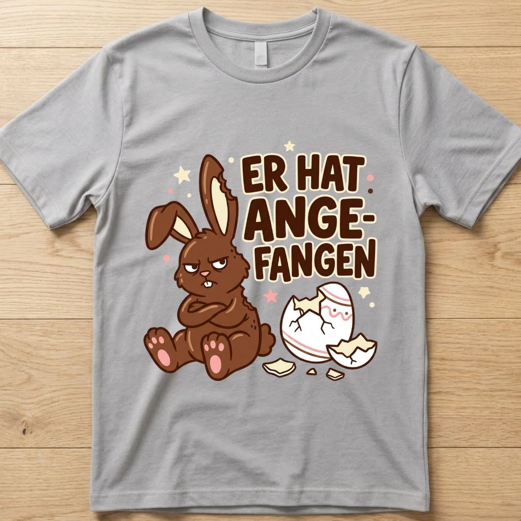 Angefangen - Ostern T-Shirt Unisex