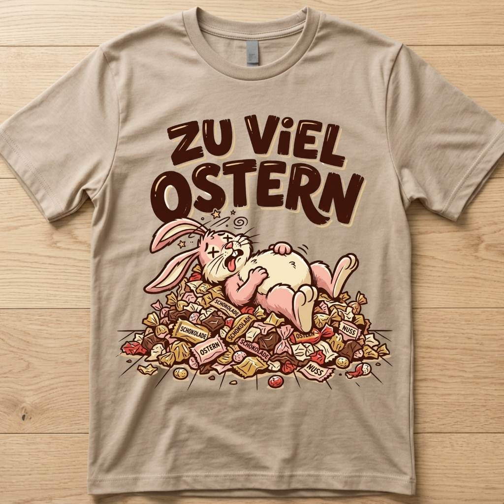 Zu Viel - Ostern T-Shirt Unisex
