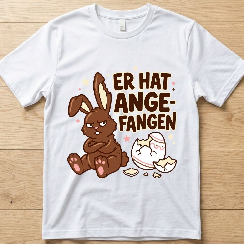 Angefangen - Ostern T-Shirt Unisex