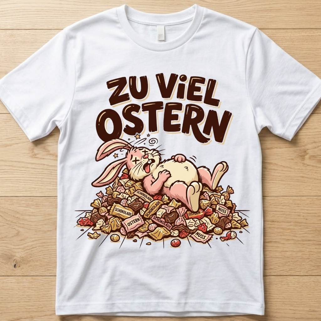 Zu Viel - Ostern T-Shirt Unisex