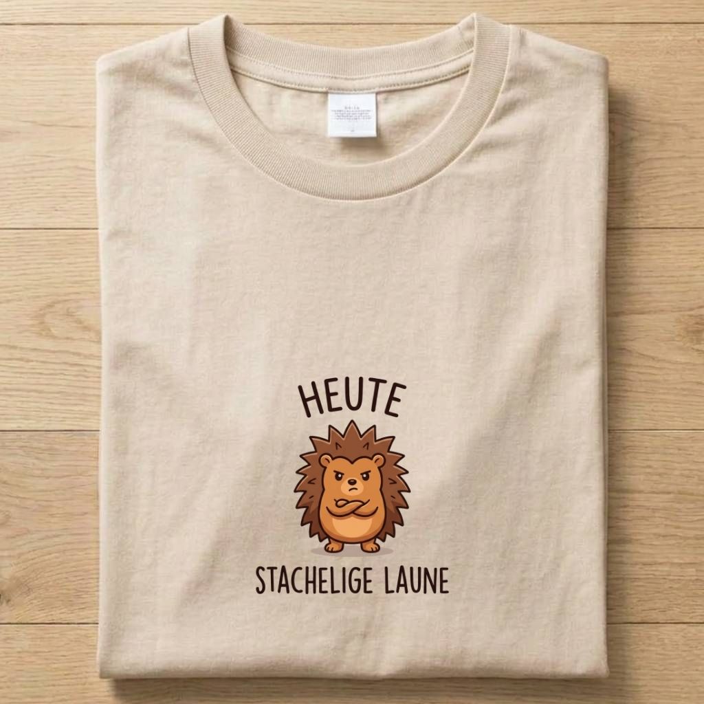Stachelige Laune - Gute Laune T-Shirt Unisex