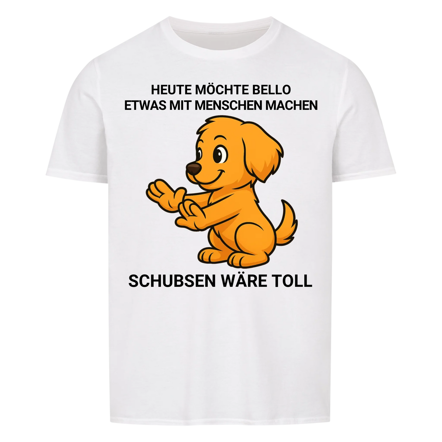 Hund Schubst