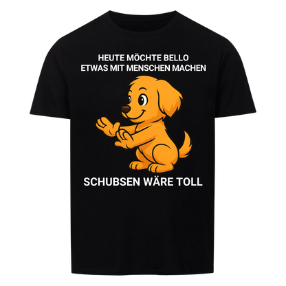 Hund Schubst