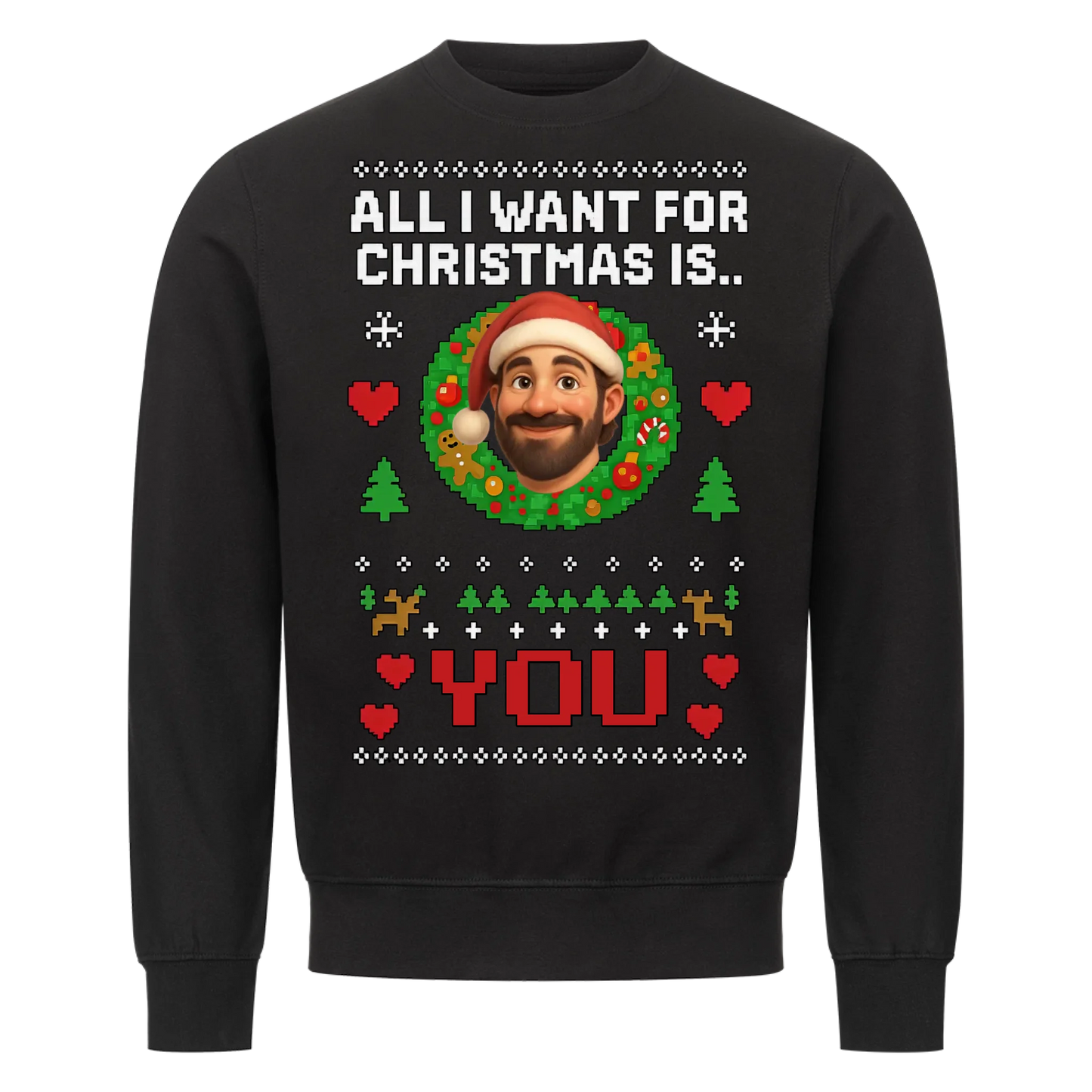 All I Want For Christmas - Ugly Sweater Personalisierbar