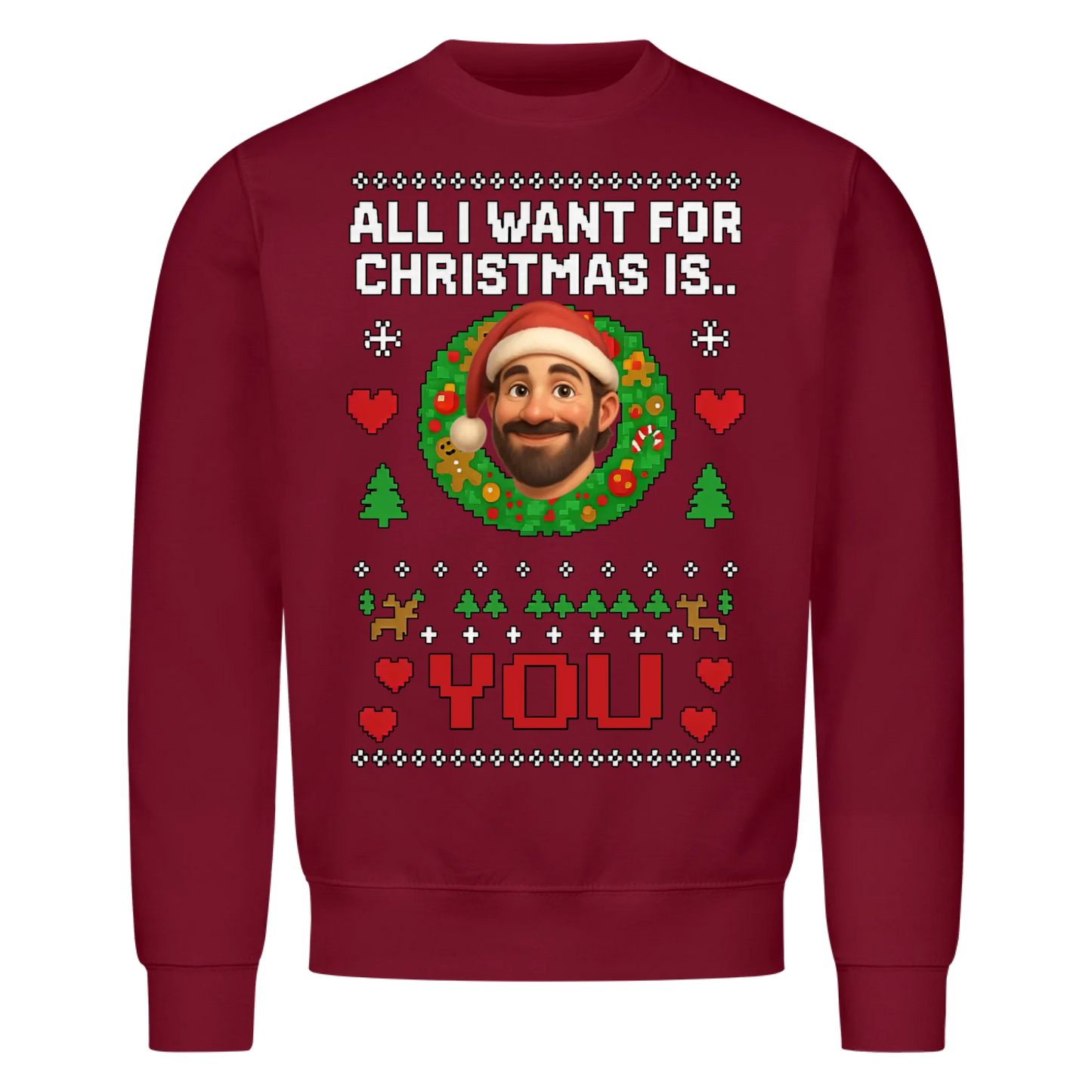 All I Want For Christmas - Ugly Sweater Personalisierbar