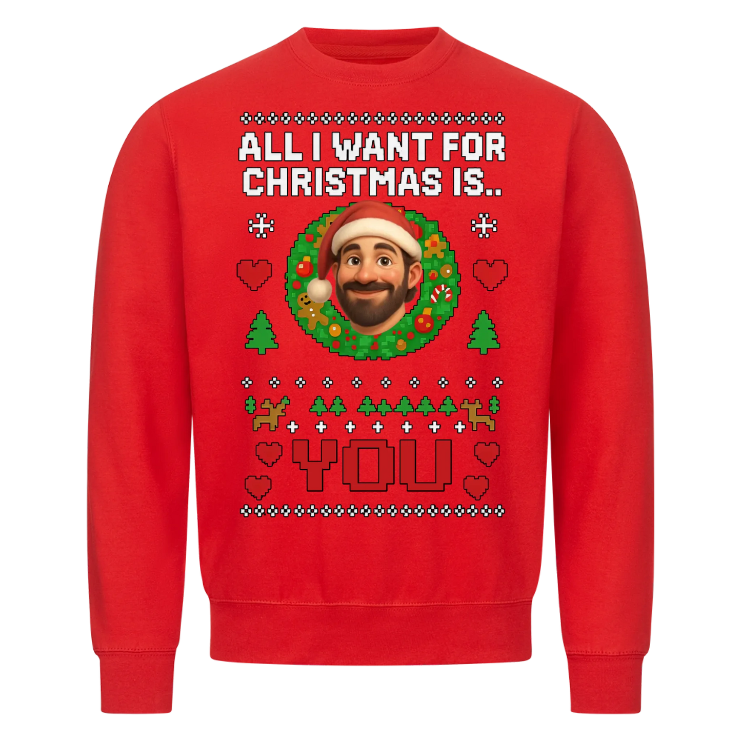 All I Want For Christmas - Ugly Sweater Personalisierbar