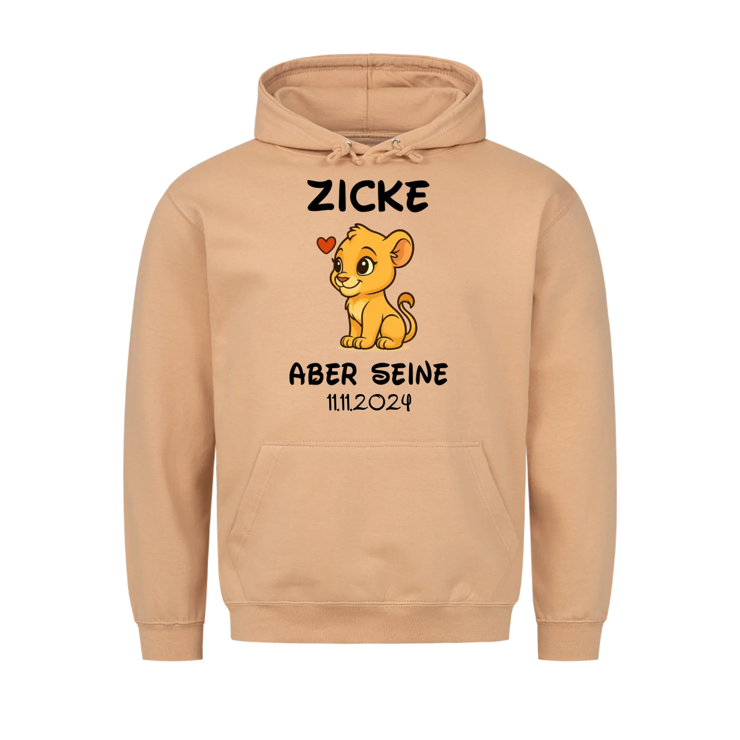 Idiot Löwe Vorne - Hoodie Bündel (Personalisierbar mit Datum)