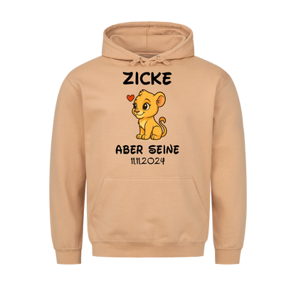 Idiot Löwe Vorne - Hoodie Bündel (Personalisierbar mit Datum)