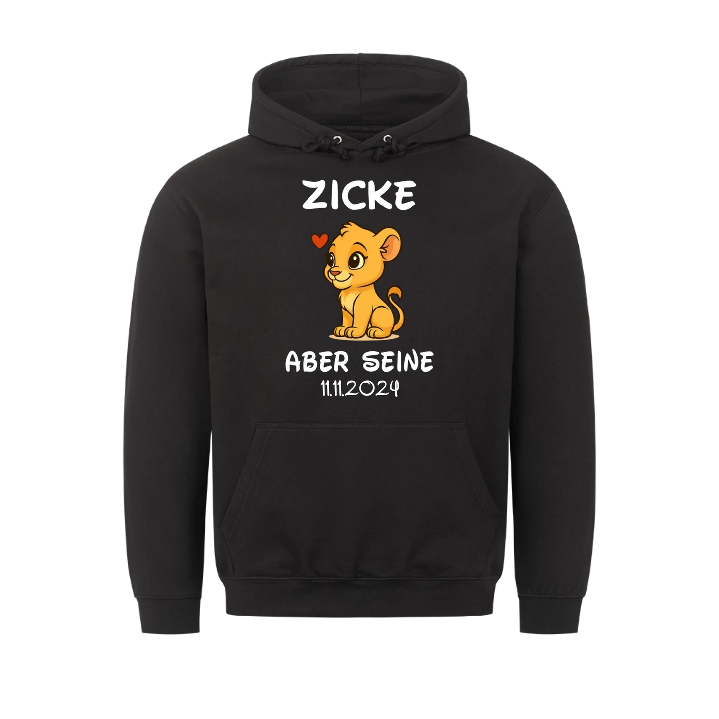 Idiot Löwe Vorne - Hoodie Bündel (Personalisierbar mit Datum)