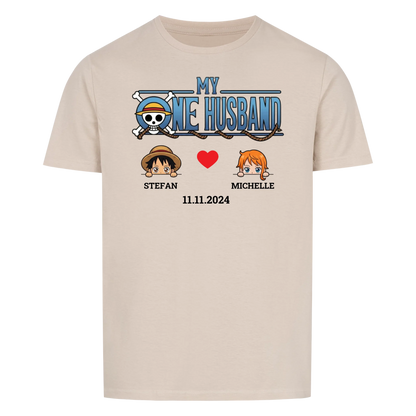 My One Husband - T-Shirt (Personalisierbar mit Datum)