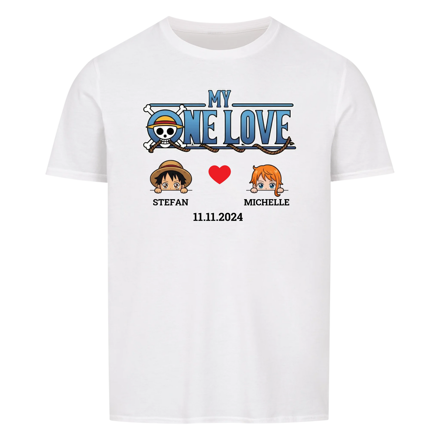 My One Love - T-Shirt (Personalisierbar mit Datum)
