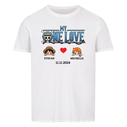 My One Love - T-Shirt (Personalisierbar mit Datum)
