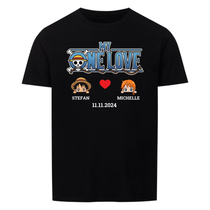 My One Love - T-Shirt (Personalisierbar mit Datum)