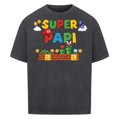 Super Papi - Personalisierbares Geschenk für Papa