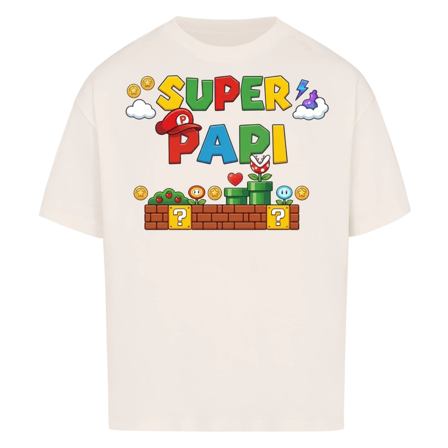Super Papi - Personalisierbares Geschenk für Papa