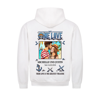 My One Love Upload 1 – Personalisierbares Geschenk für Paare (Rückendruck)
