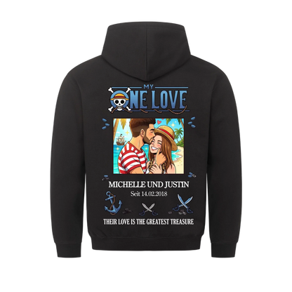 My One Love Upload 1 – Personalisierbares Geschenk für Paare (Rückendruck)