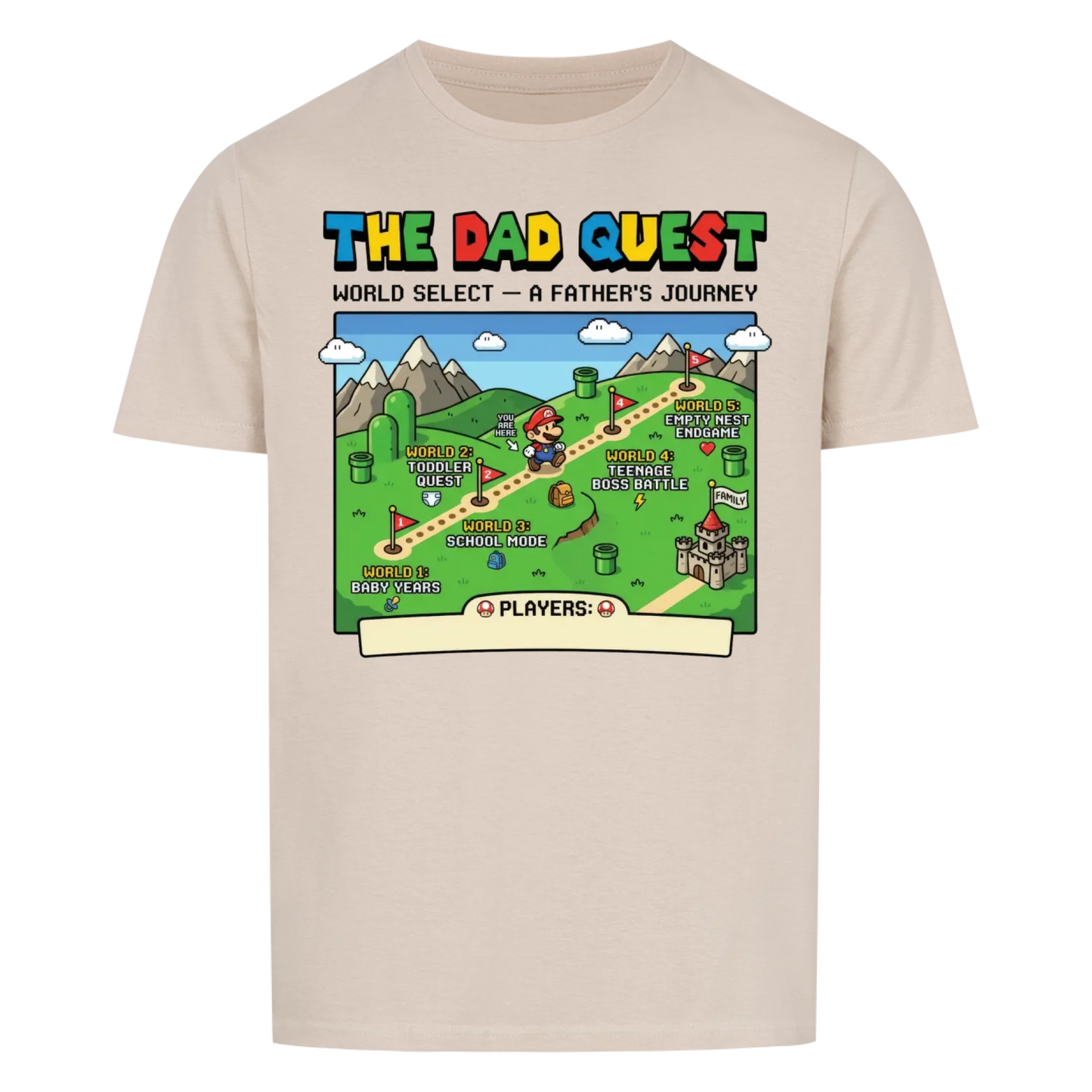 Dad Quest - Customisable present for Dad