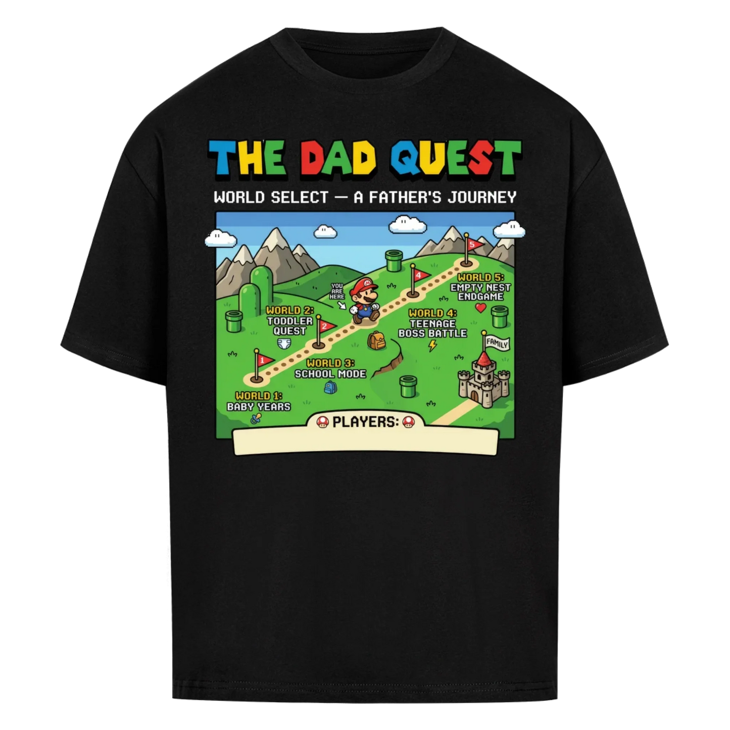 Dad Quest - Customisable present for Dad