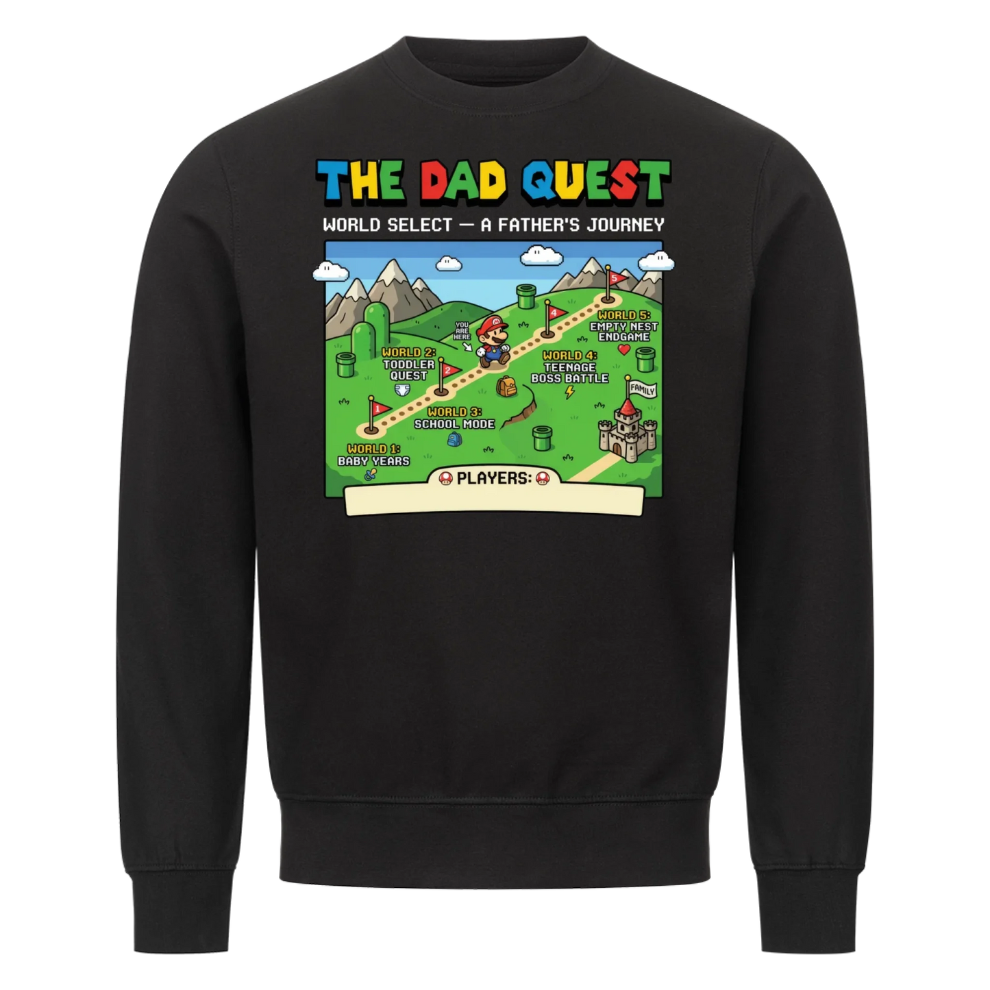 Dad Quest - Customisable present for Dad