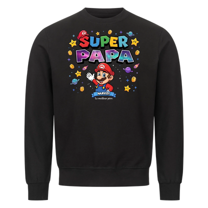 Super Papa Roi - Cadeau personnalisé pour Papa
