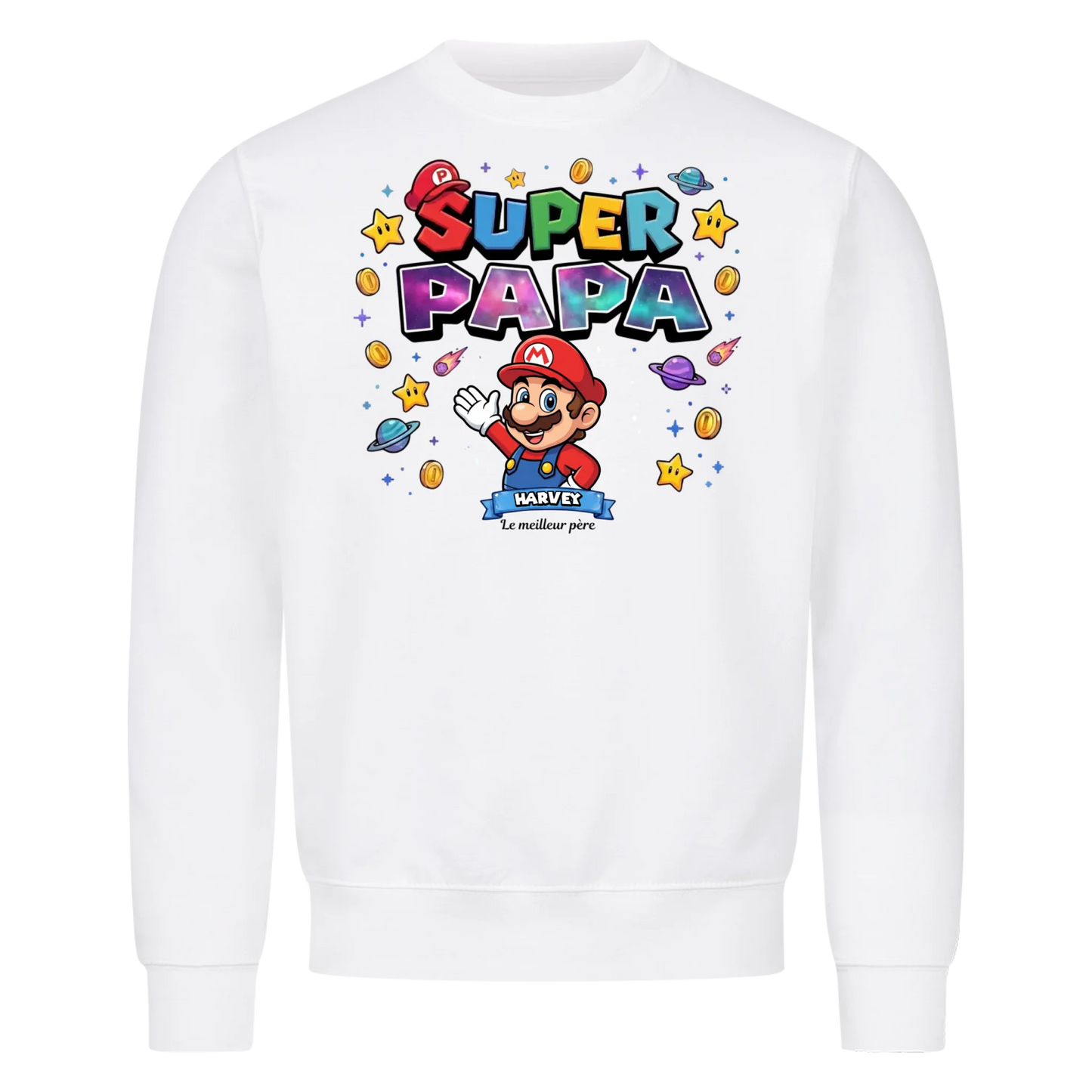 Super Papa Roi - Cadeau personnalisé pour Papa